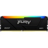 Kingston FURY Beast/DDR4/128GB/3200MHz/CL16/4x32GB/RGB/Black