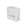 Počítačová skříň Genesis IRID 503 ARGB LITE/Mini Tower/Transpar./Bílá