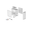 Počítačová skříň Genesis IRID 503 ARGB LITE/Mini Tower/Transpar./Bílá