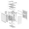 ASUS case GT502 HORIZON WHITE,ARGB, TEMPERED GLASS