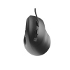 Vertikální myš Natec CRAKE 2 PRO/Vertikální/Optická/Pro praváky/12 400 DPI/Drátové USB-A/Černá