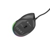 Vertikální myš Natec CRAKE 2 PRO/Vertikální/Optická/Pro praváky/12 400 DPI/Drátové USB-A/Černá
