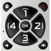 EVOLVEO EasyPhone ID, mobilní telefon pro seniory, bílá