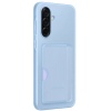 Samsung Zadní kryt s kapsou na kartu pro Galaxy A36 Blue