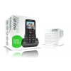 EVOLVEO EasyPhone, mobilní telefon pro seniory s nabíjecím stojánkem, černá