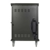 Nabíjecí stanice pro více zařízení, 36 zásuvek Schuko 230V, vozík, černá