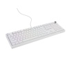 Herní mechanická klávesnice Genesis THOR 404/RGB/Outemu Peach Silent/Drátové USB-A/US layout/Bílá