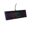 Herní mechanická klávesnice Genesis THOR 404/RGB/Gateron Yellow Pro/Drátové USB-A/US layout/Černá
