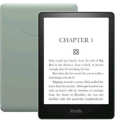 E-book AMAZON KINDLE PAPERWHITE 5 2021, 6,8" 16GB E-ink displej, WIFi, AGAVE GREEN, SPECIAL OFFERS