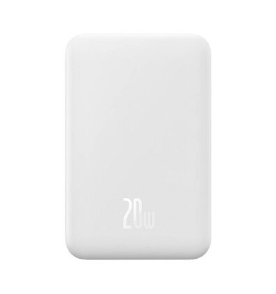 Baseus Magnetická Powerbanka 20000mAh 20W White