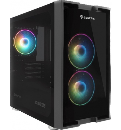 Genesis IRID 353/Micro Tower/Transpar./Černá