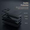Nillkin Qin Book PRO Plain Leather Pouzdro pro Apple iPhone 15 Pro Max Classic Black
