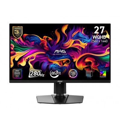 MSI MAG/271QP X28/26,5"/QD-OLED/QHD/280Hz/0,03ms/Černá/2R