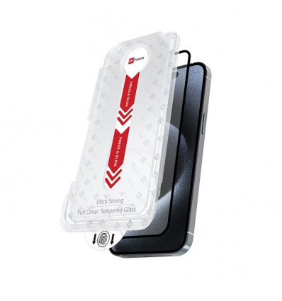 ER Ochranné sklo fullcover iPhone 16e easy install