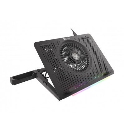 Chladící podložka pro NB Genesis Oxid 450 RGB do 15.6", hliníkové tělo