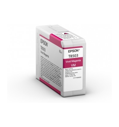 Epson Singlepack Photo Vivid Magenta T850300 UltraChrome HD ink 80ml
