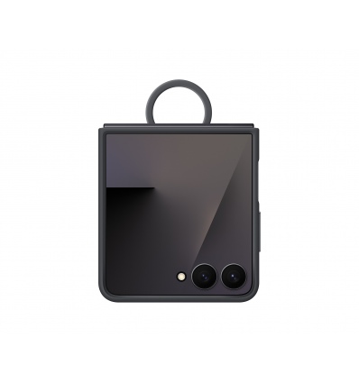 Samsung Silikonový kryt s držákem na prst Flip7 Black
