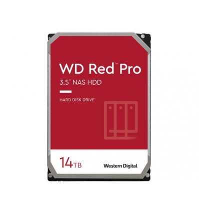 QNAP WD, HDD, Red Pro, SATA III, 3.5-inch, 14TB, WD142KFGX