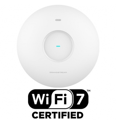 Grandstream GWN7672 AP, Wi-Fi 7 BE11000, 802.11be, 2x2:2 MU-MIMO, MRU, 2x5G Ethernet WAN/LAN,BT