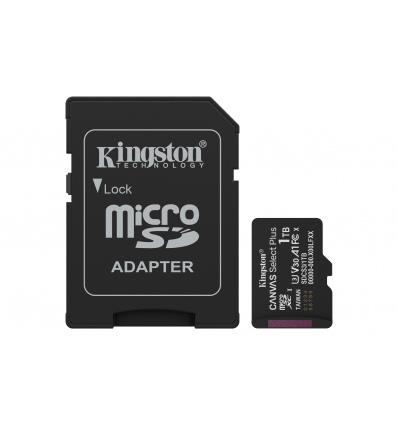 1TB microSDXC Kingston U3 150MB/s + adapter